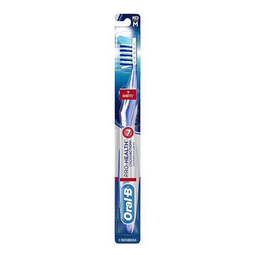 Oral-B Crossaction Pro-Health Toothbrush, 40 Medium, 1 Ea