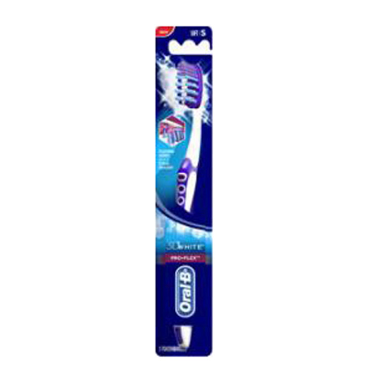 Oral-B 3D White Pro-Flex Toothbrush 38, Soft - 1 Ea