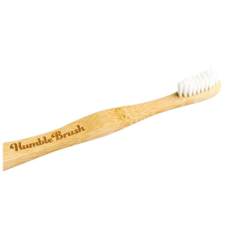 Humble Brush Adult Soft Tooth Brush White, 1 Ea