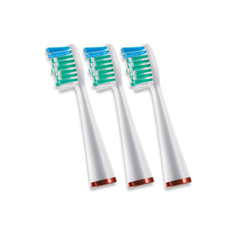 Waterpik 3-Pk Standard Brush Heads, Srrb-3W - 3 Ea