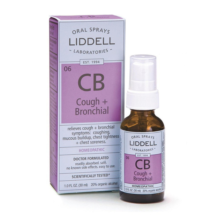 Liddell Homeopathic Cough and Bronchial Spray, 1 Oz