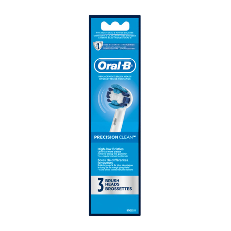 Oral-B Precision Clean Replacement Electric Toothbrush Head, 3 Ea