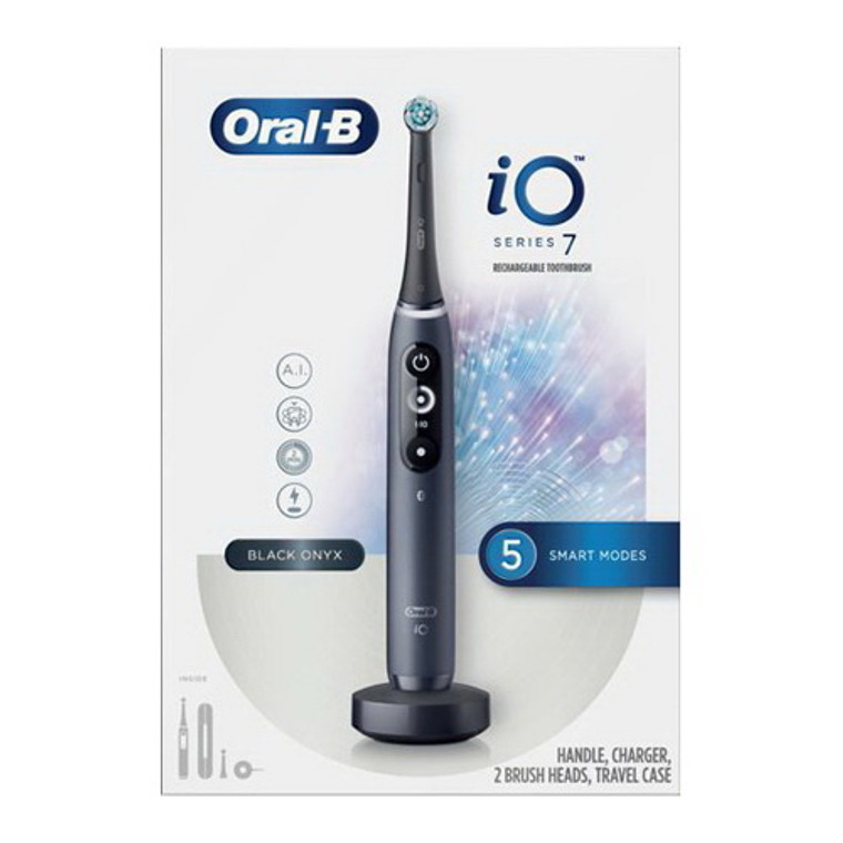 Oral-B iO Series 7 Rechargable Electric Toothbrush, Black