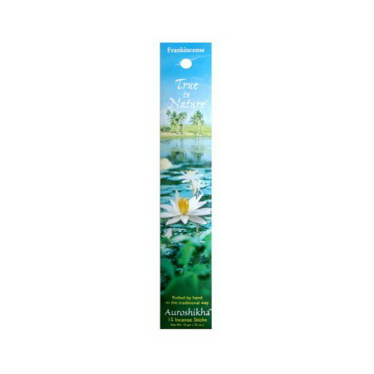 Auroshikha True To Nature Incense Sticks, Frankincense Essence, 10 Gm