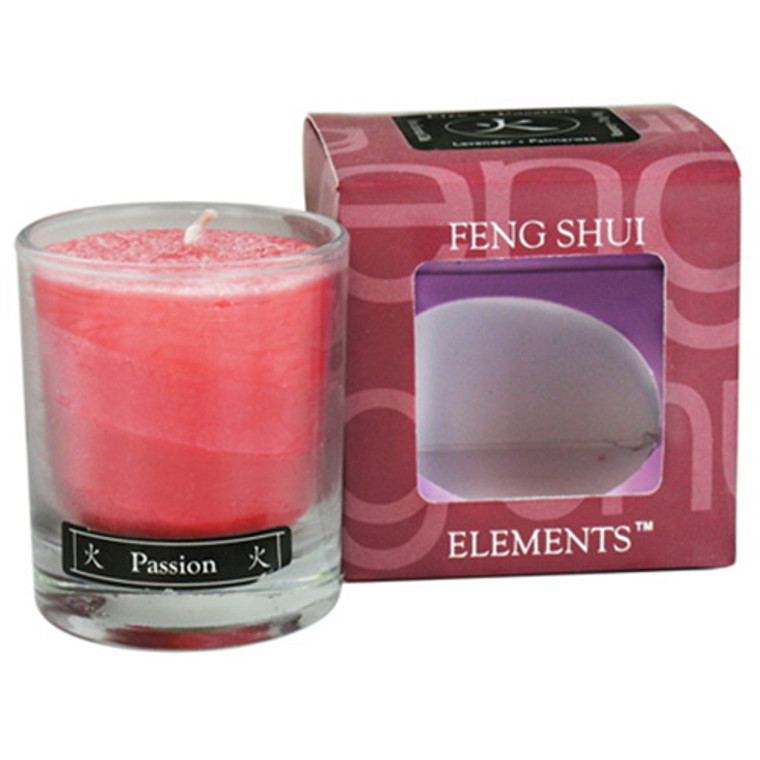 Aloha Bay Feng Shui Palm Wax Fire Passion Candle Jar - 2.5 Oz, 3 Pack