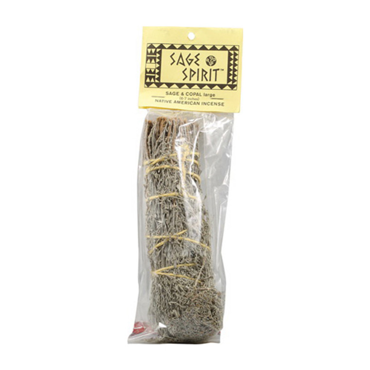 Sage Spirit Sage And Copal 6 To 7 Inches Large Incense, 1 Ea