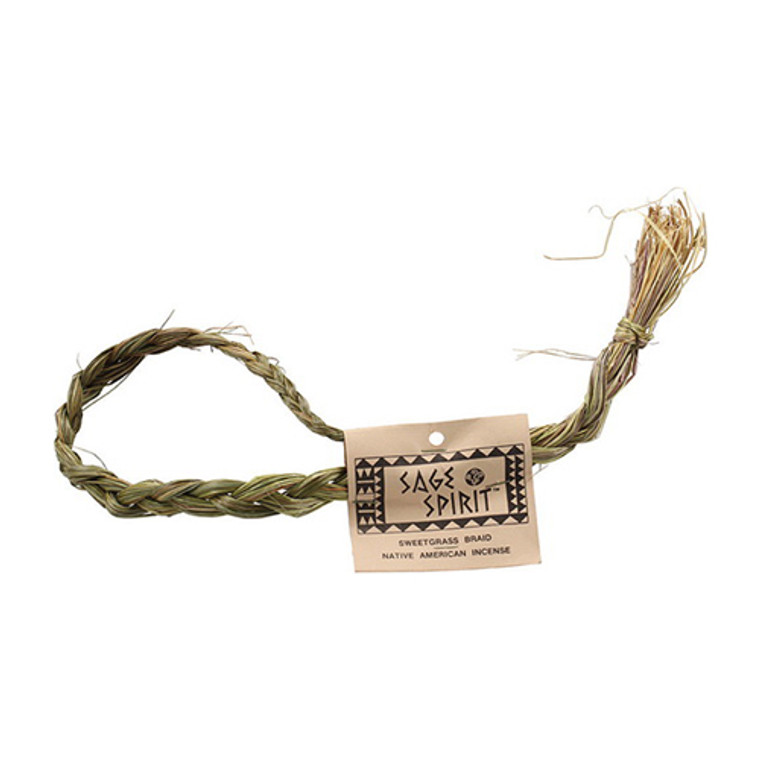 Sage Spirit Smudge Wand Sweetgrass Braid 15 Inches Incense - 1 Ea