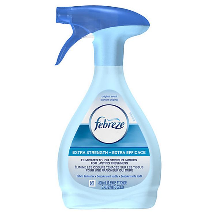 Febreze Fabric Extra Strength Refresher Spray, Regular Scent - 27 Oz