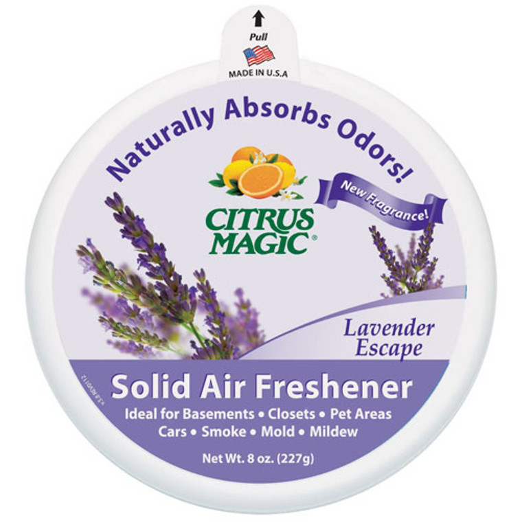 Citrus Magic  Solid Air Freshener, Lavender Escape - 8 Oz
