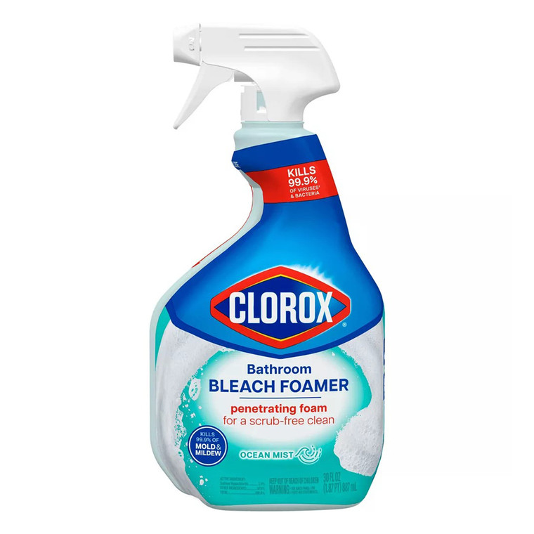 Clorox Bleach Bathroom Foamer Powerful Cleaning Formula 32Oz (887ml)
