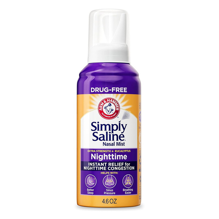 Simply Saline Plus Nighttime Formula Extra Strength Nasal Relief 4.6Oz (129g)