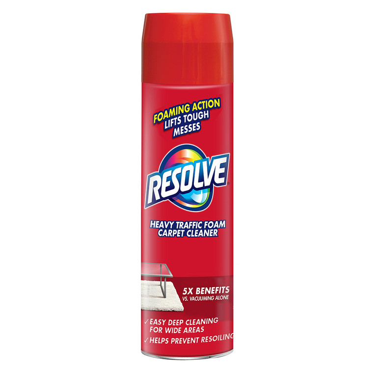 Resolve High Traffic Foam Carpet Cleaner, 22 Oz