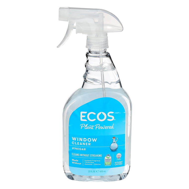 Earth Friendly Window Cleaner With Vinegar - 22 Oz