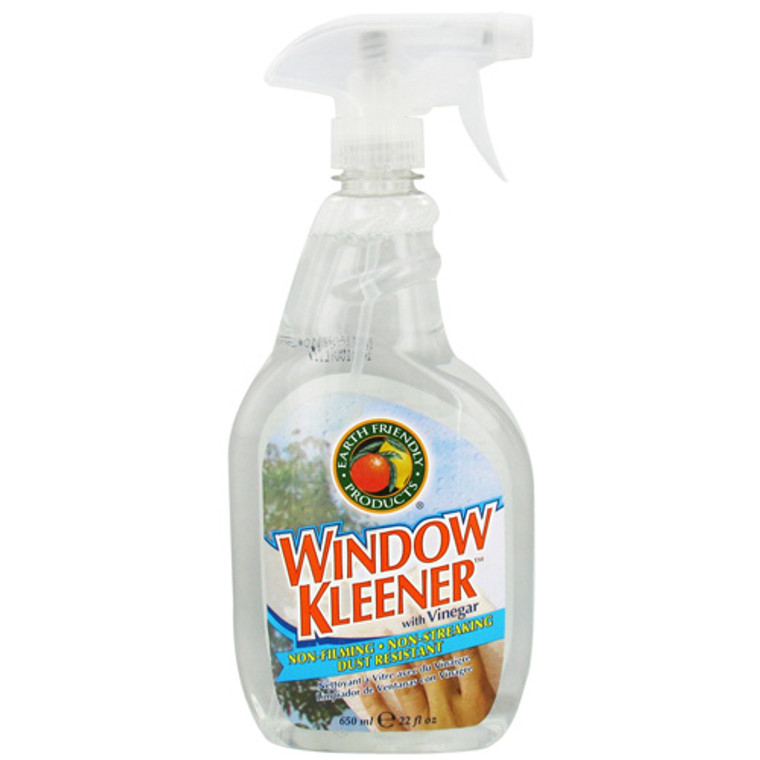 Earth Friendly Window Cleaner With Vinegar - 22 Oz