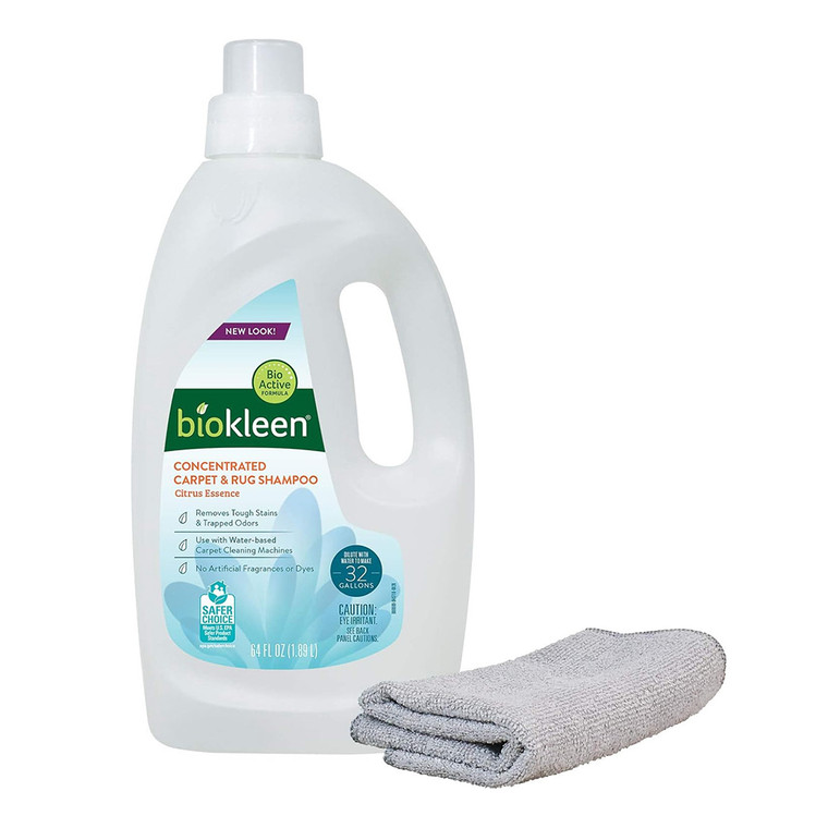 Biokleen Super Concentrated Carpet And Rug Shampoo, 64 Oz