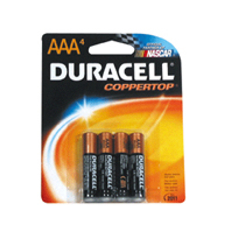 Duracell Alkaline Batteries Mn2400B4, Size: Aaa - 4 Each Per Pack X 18 Pack