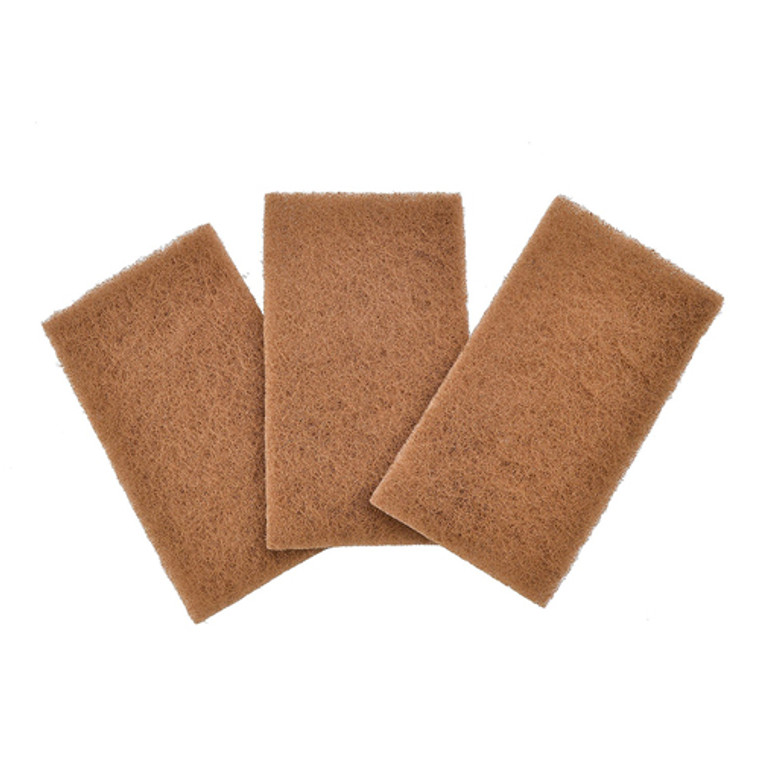 Full Circle Home Scour Pads Neat Nut Walnut Shell, 3 Ea