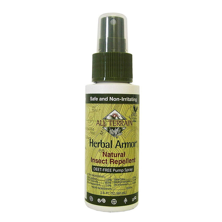 All Terrain Natural Herbal Armor Insect Repellent Spray, 2 Oz