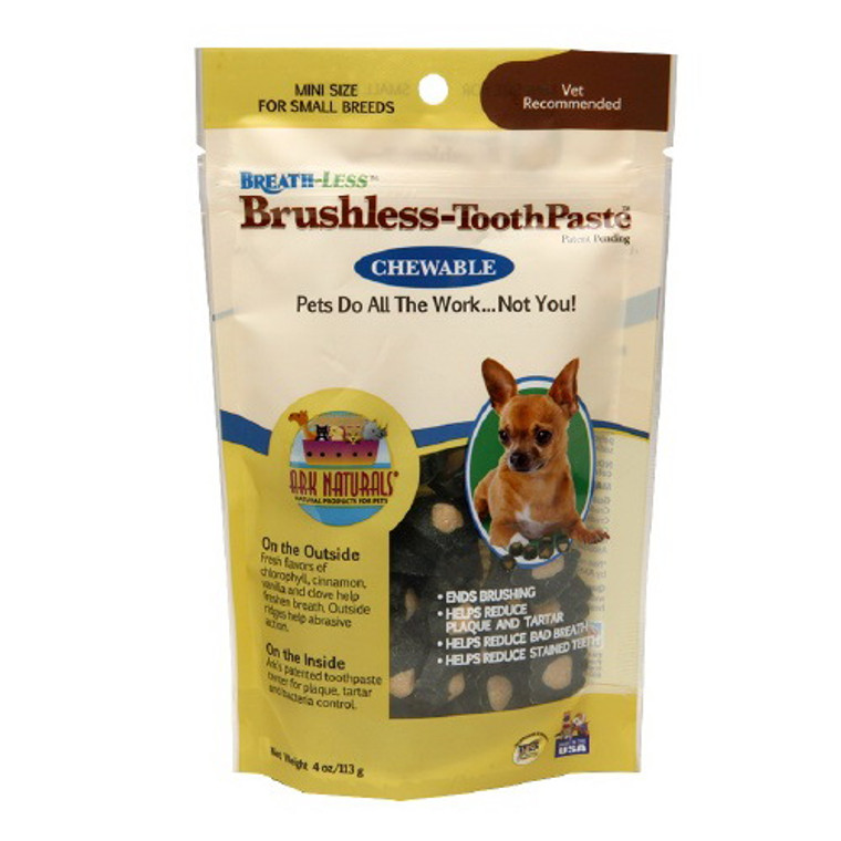 Ark Naturals Breath-Less Brushless Toothpaste For Dogs - 4 Oz