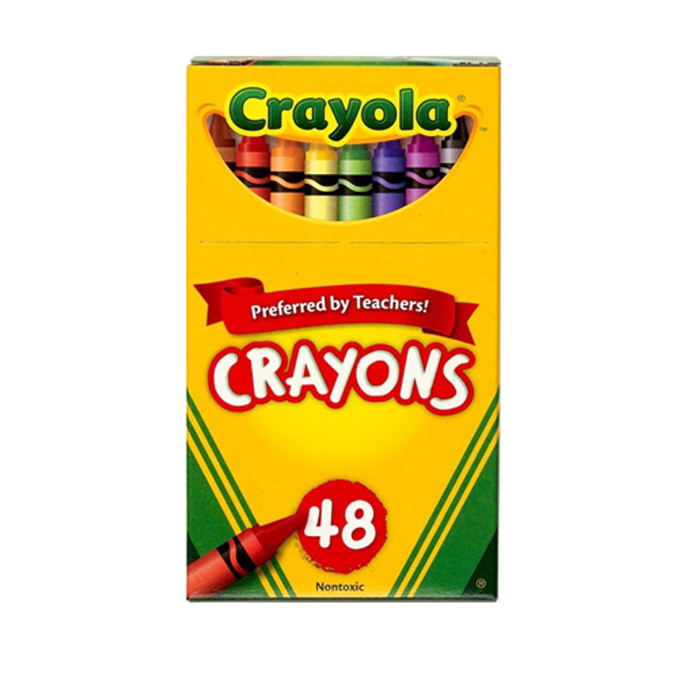 Crayola Nontoxic Crayons - 48 Ea