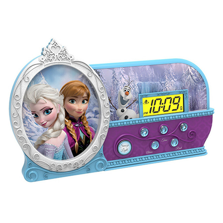 Disney Frozen Musical Night Glow Alarm Clock For Kids, 1 Ea
