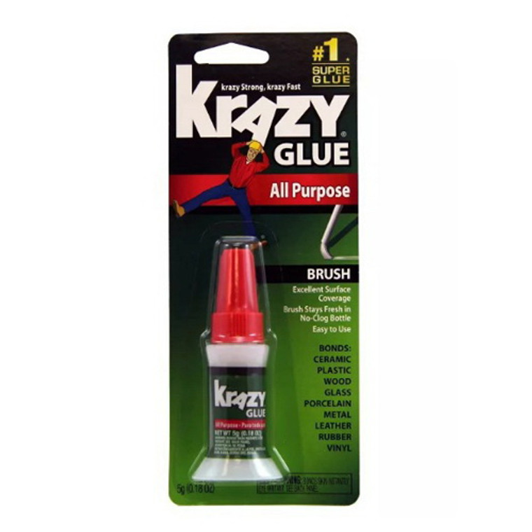 Elmers All Purpose Brush On Instant Krazy Glue, 0.18 Oz
