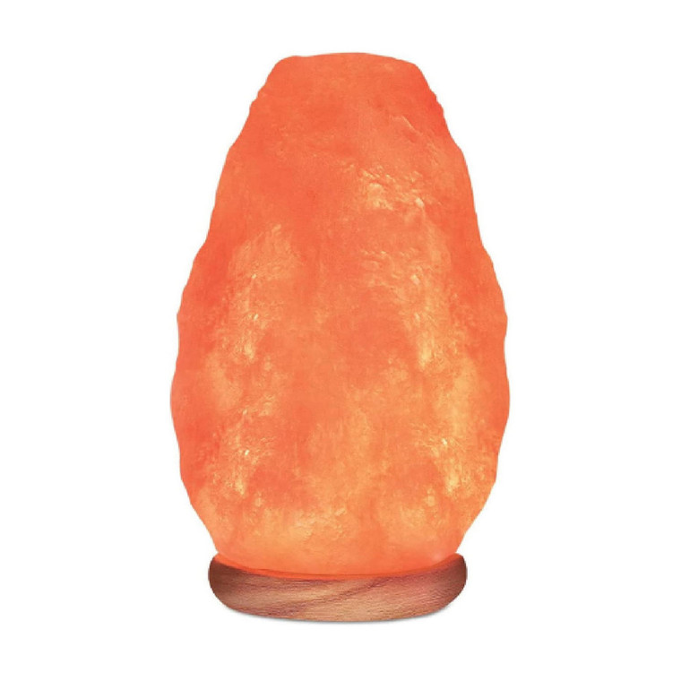 Aloha Bay Himalayan Crystal Salt Lamp with Thin Black Base, 1 Ea