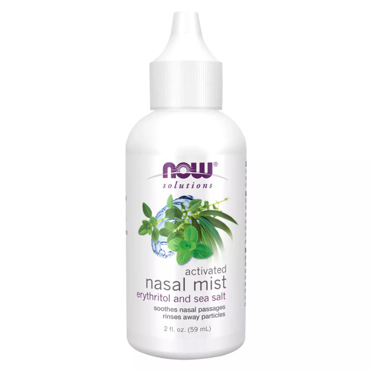 Now Foods Solutions Activated Nasal Mist, 2 Oz