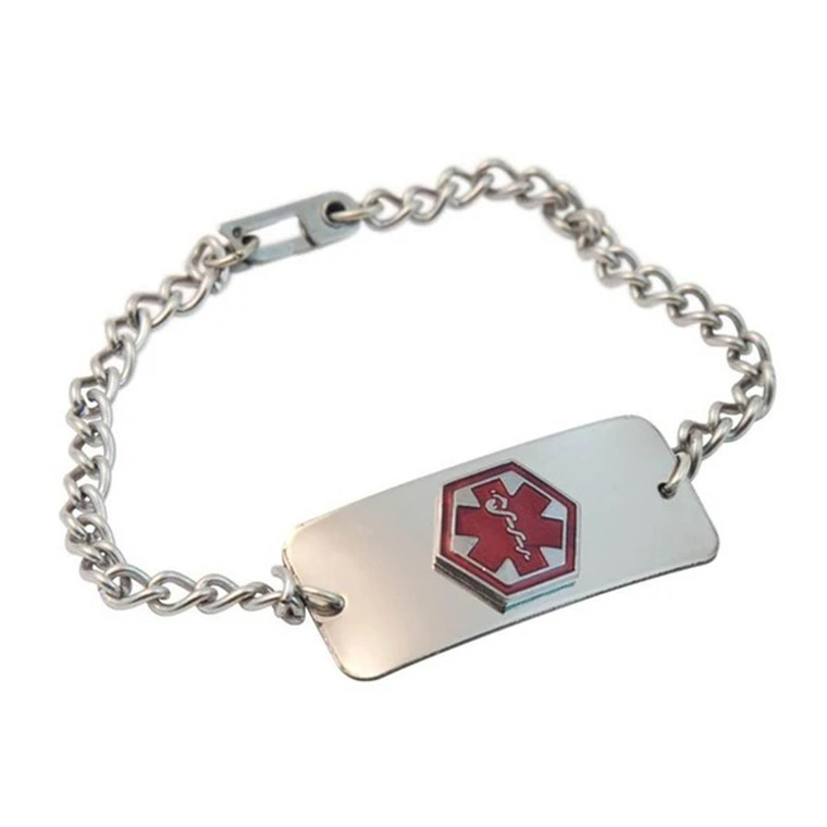 Apex Medical Emergency Bracelet Blank Vial for Custom Medical Information 1Ea