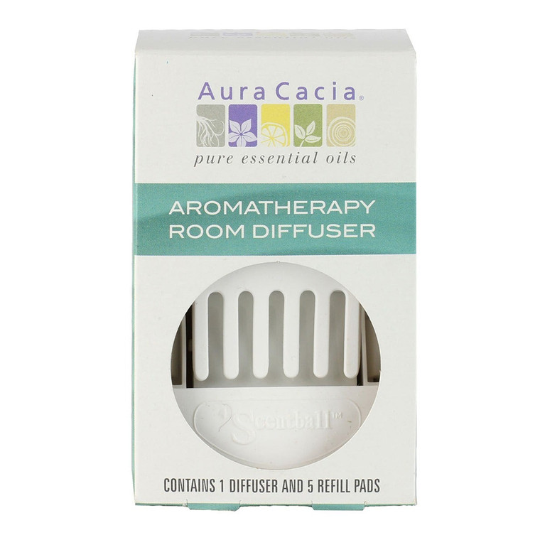 Aura Cacia Aromatherapy Room Diffuser Portable Essential Oil Diffuser for Relaxation 1Ea