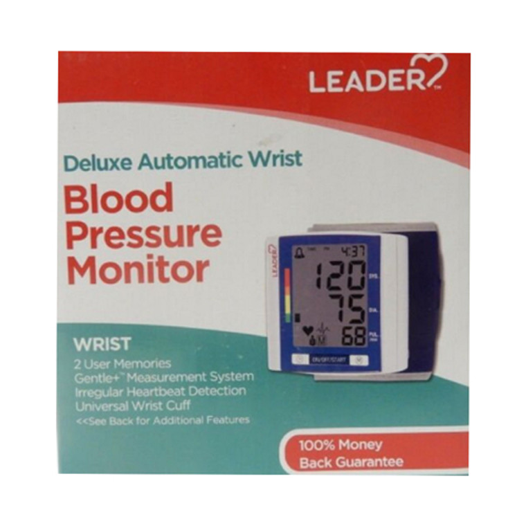 Leader Deluxe Automatic Wrist Blood Pressure Monitor, 1 Ea