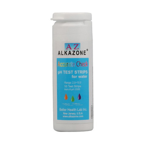 Alkazone Accurate Check Water pH Test Strips 50Ea