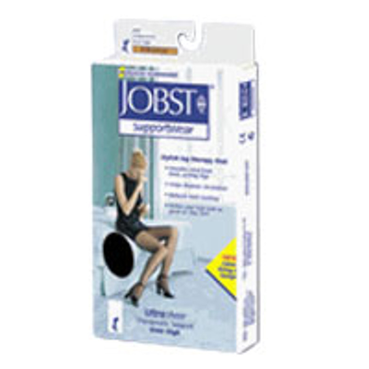 Jobst Ultrasheer Pantyhose Waist High 8 Inches-15 Inches, Classic Black, Size: Medium - 1 Each