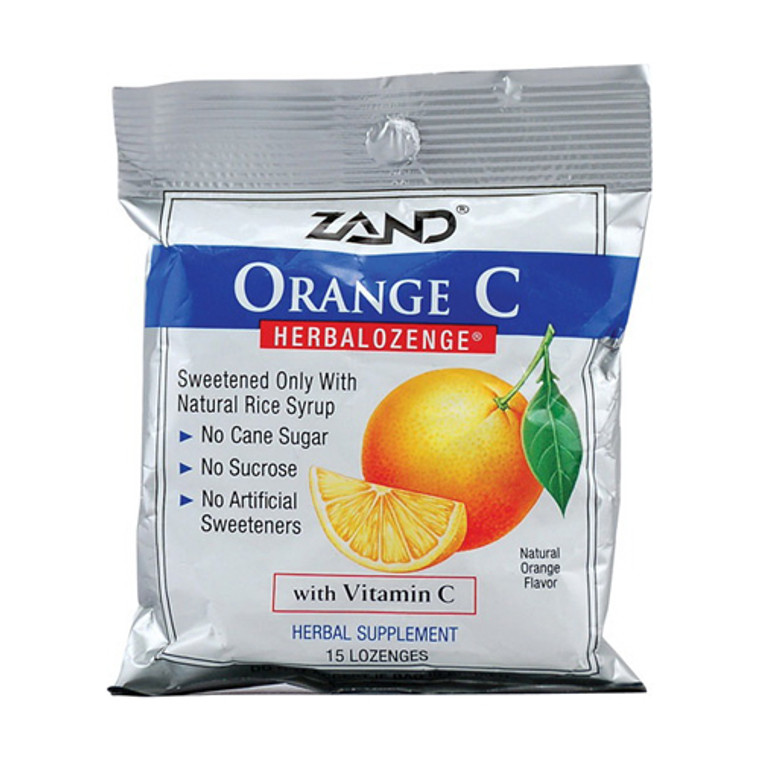 Zand Orange C Herbalozenge With Vitamin C - 15 Ea