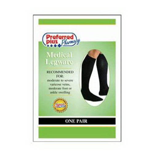 Preffered Plus Socks For Men Size 20-30 # 1631, Black- 1 Pair, Small
