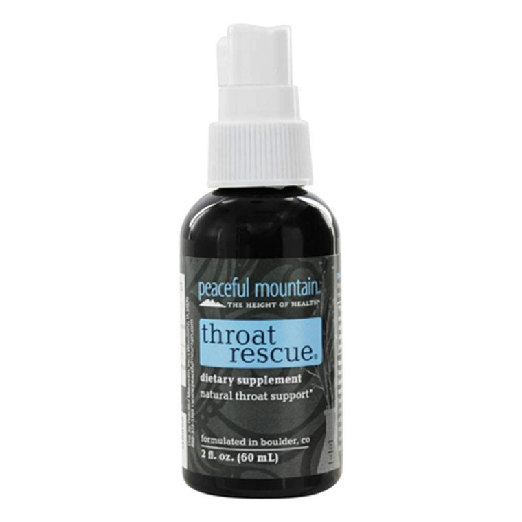 Peaceful Mountain Throat Rescue Spray, 2 Oz