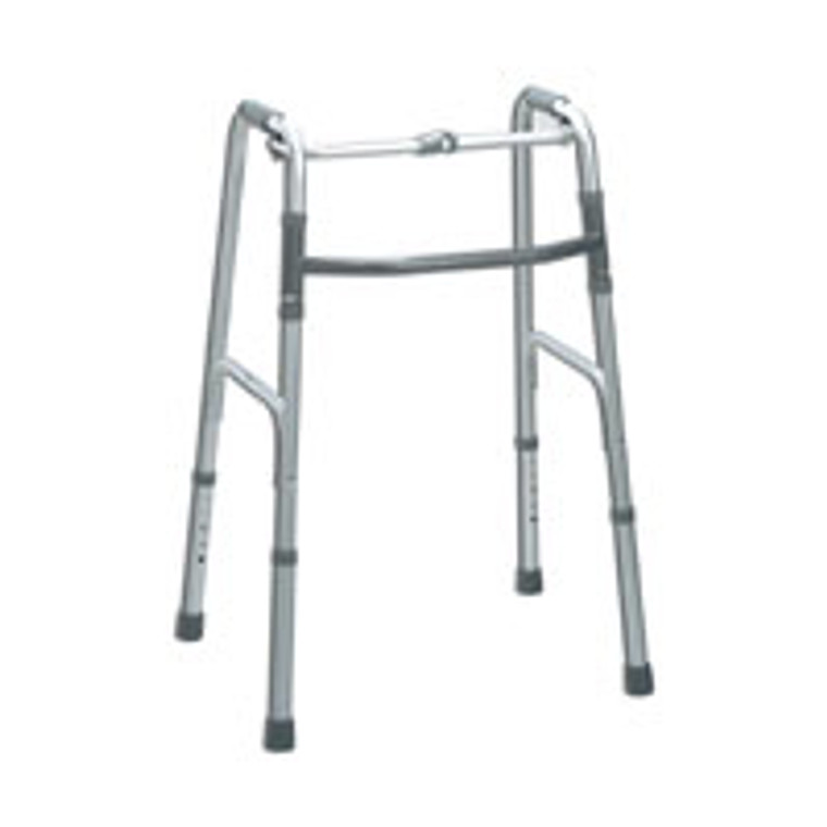 Graham Field Single Release One Button Folding Walkers With Deluxe Nitrile Grip For Youth, Model #605170A - 1 Ea