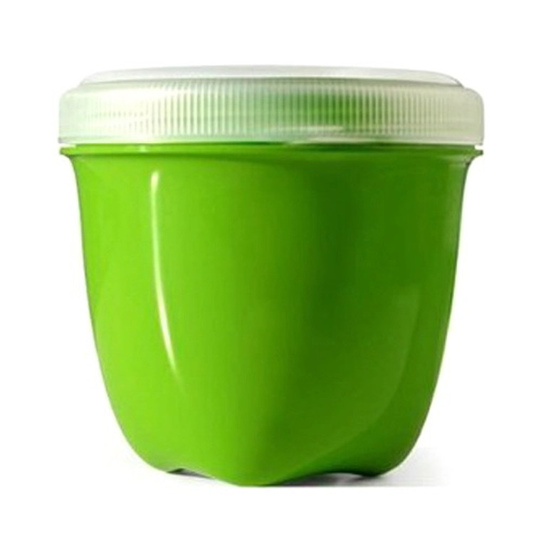 Preserve Food Storage Container Small, Apple Green, 4 Ea