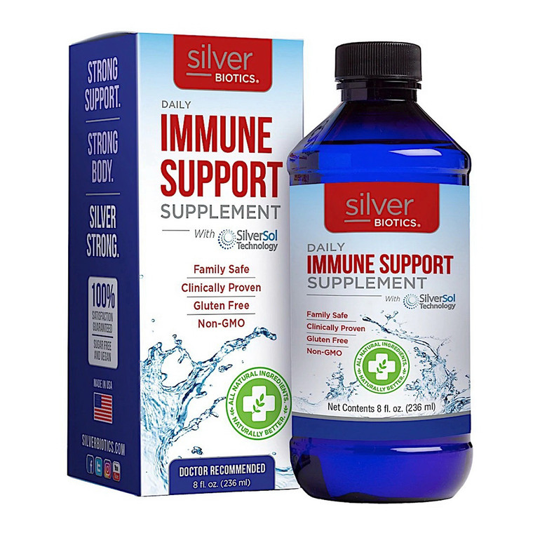 American Biotech Labs Silver Biotics Ultimate Immune System Support Liquid - 8 Oz