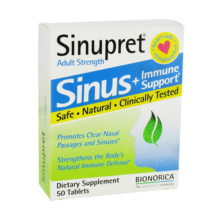 Sinupret Sinus Plus Immune Support Adult Strength Tablets - 50 Ea