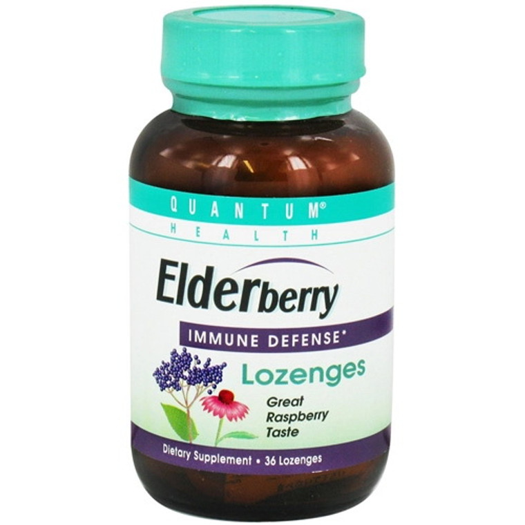 Quantum Health Elderberry Immune Defense Lozenges - 36 Lozenges