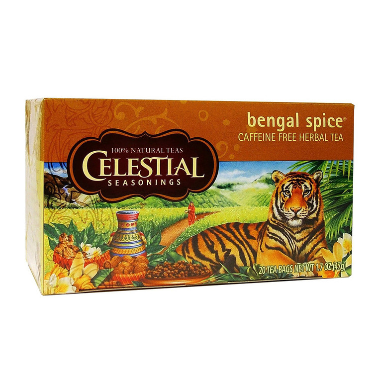 Celestial Seasonings Bengal Spice Herb Tea, Caffeine Free - 20 Tea Bags