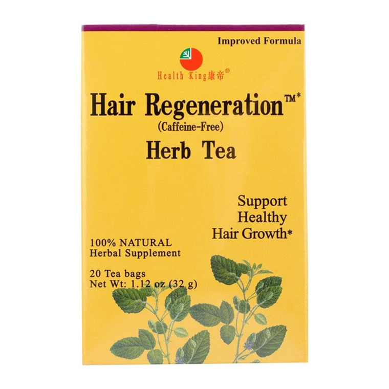 Health King Tea Hair Regeneration Herb Tea - 20 Tea Bags