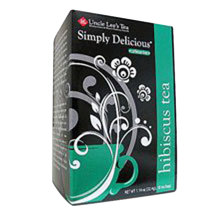 Uncle Lees Tea Simply Delicious Hibiscus Tea, 18 Ea