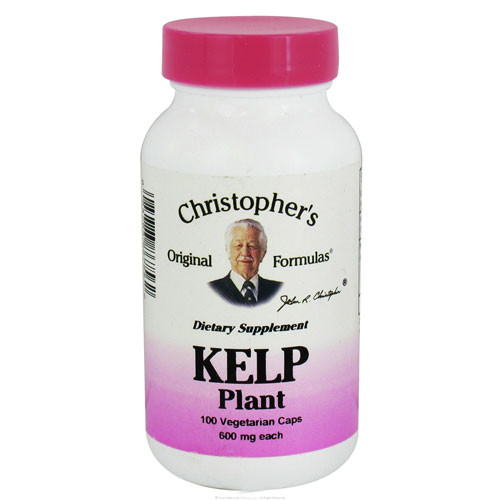 Dr Christopher Original Formulas Kelp Plant Vegetarian Capsules 100Ea