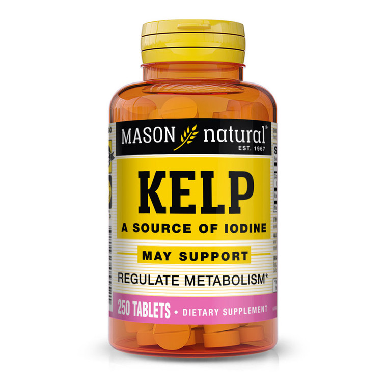 Mason Natural Kelp 150 Mcg Natural Iodine Tablets - 250 Ea