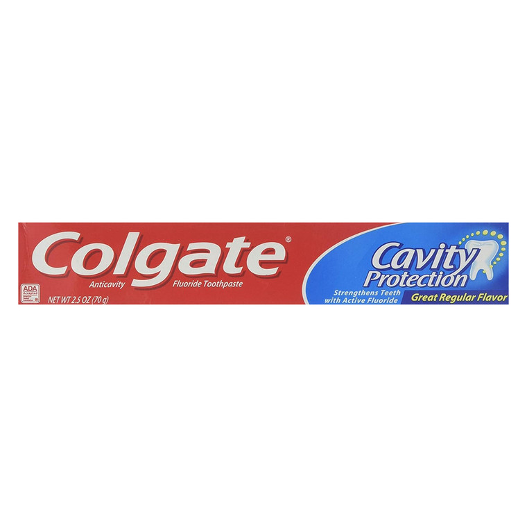 Colgate Toothpaste Regular Anticavity Protection Gentle Oral Care Formula 2.5Oz (70g)
