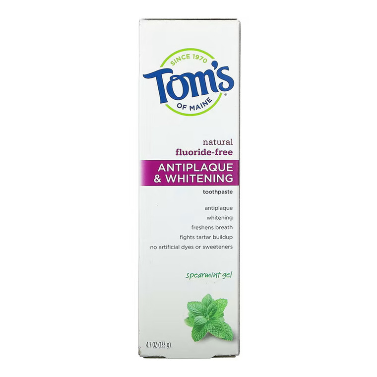 Toms Of Maine Natural Toothpaste, Spearmint Gel - 4.7 Oz