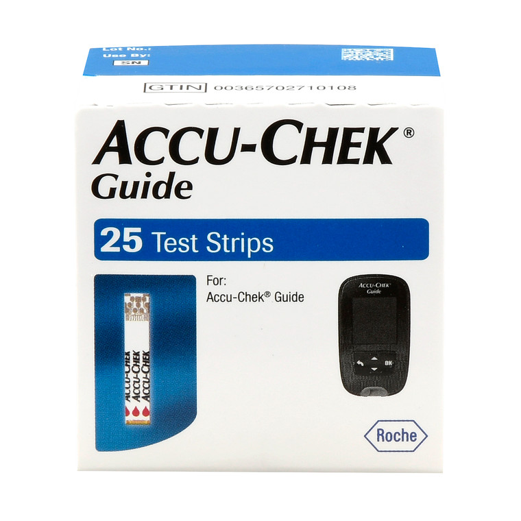 Accu Chek Guide Test Strips, 25 Ea