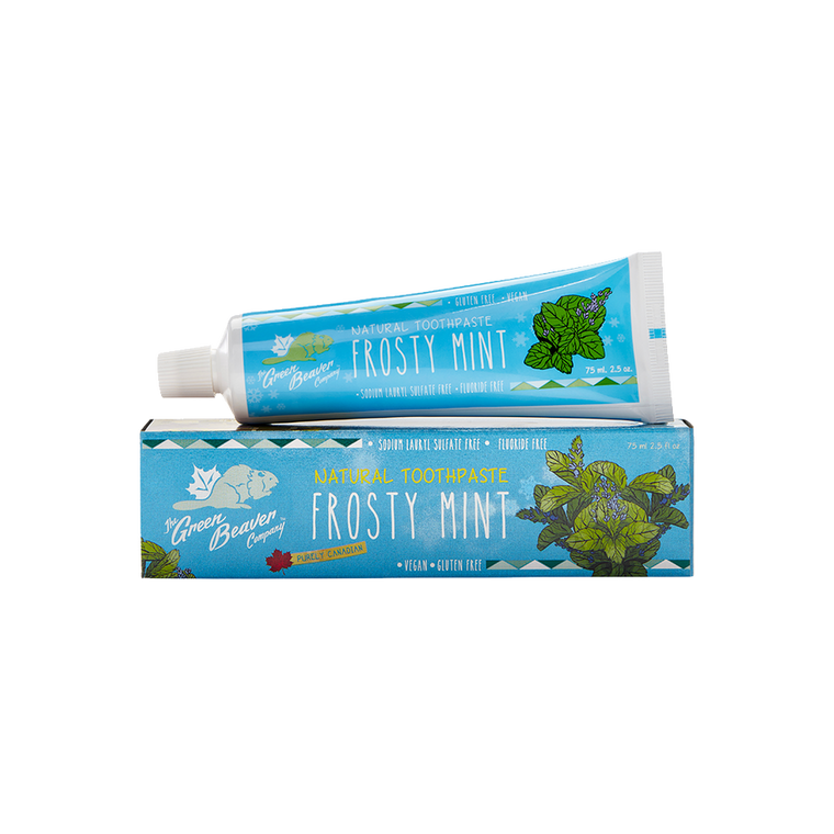 Green Beaver Toothpaste Frosty Mint, 2.5 Oz